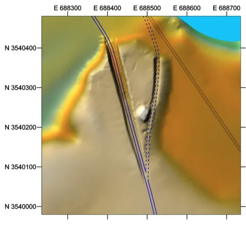 Relief map of Bayou Pierre